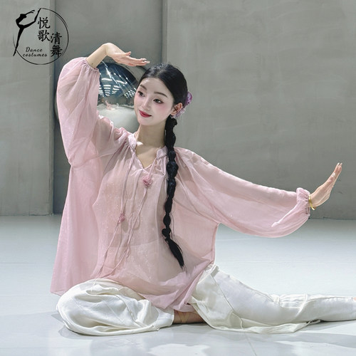 悦歌清舞古典舞纱衣多巴胺飘逸款