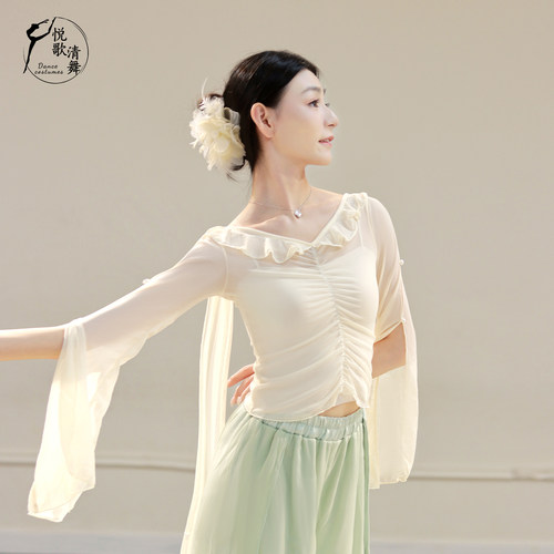 悦歌清舞古典舞纱衣仙气飘逸透气