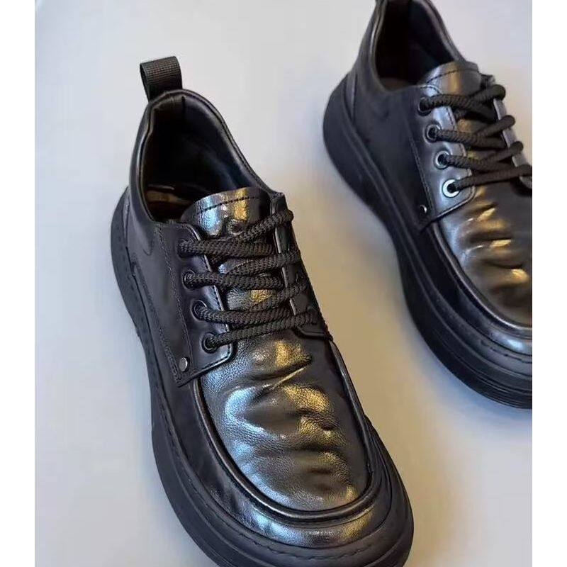 2380-6新品男士纯皮休闲舒适男鞋商务时尚轻奢潮百搭帅气范简约酷