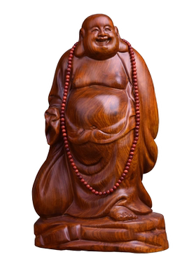 里堂新古典布袋佛花梨木