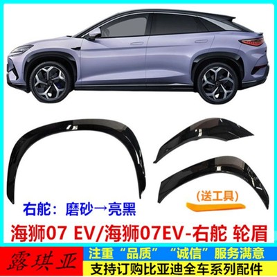 海狮07EV轮眉装饰板SEALION7 EV wheel arch trim panel assembly