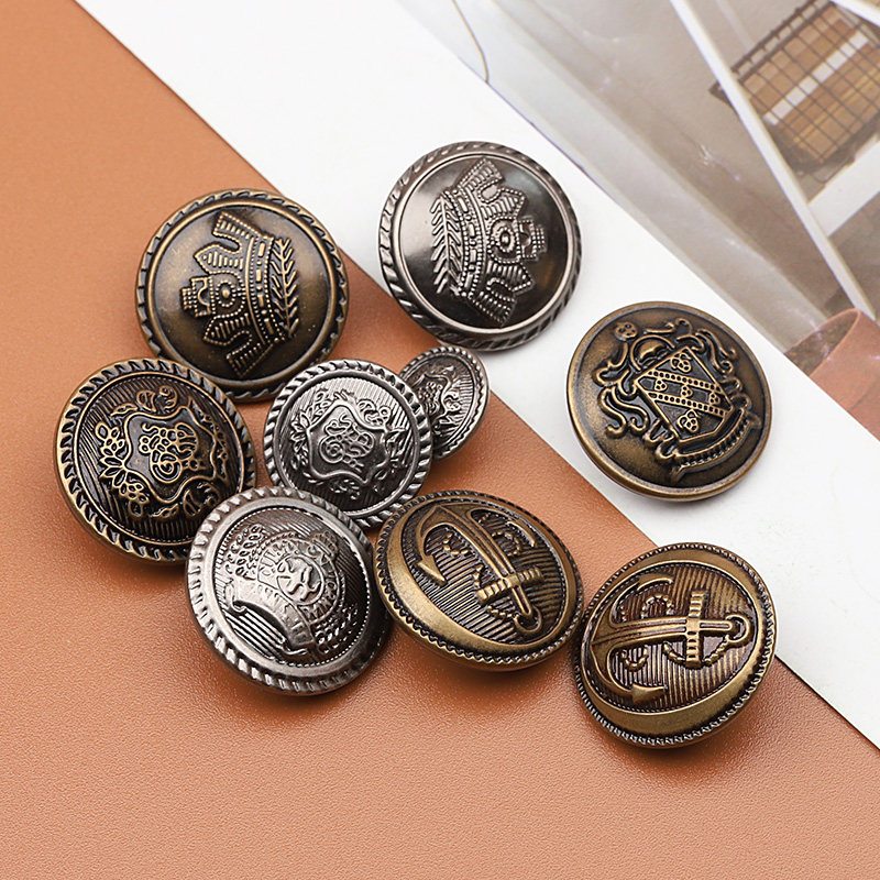金属复古纽扣西装西服羊绒大衣扣子男女毛呢外套铜皮钮扣风衣扣子,居家布艺,纽扣,淘宝优惠券,粉丝福利购,淘宝优惠卷