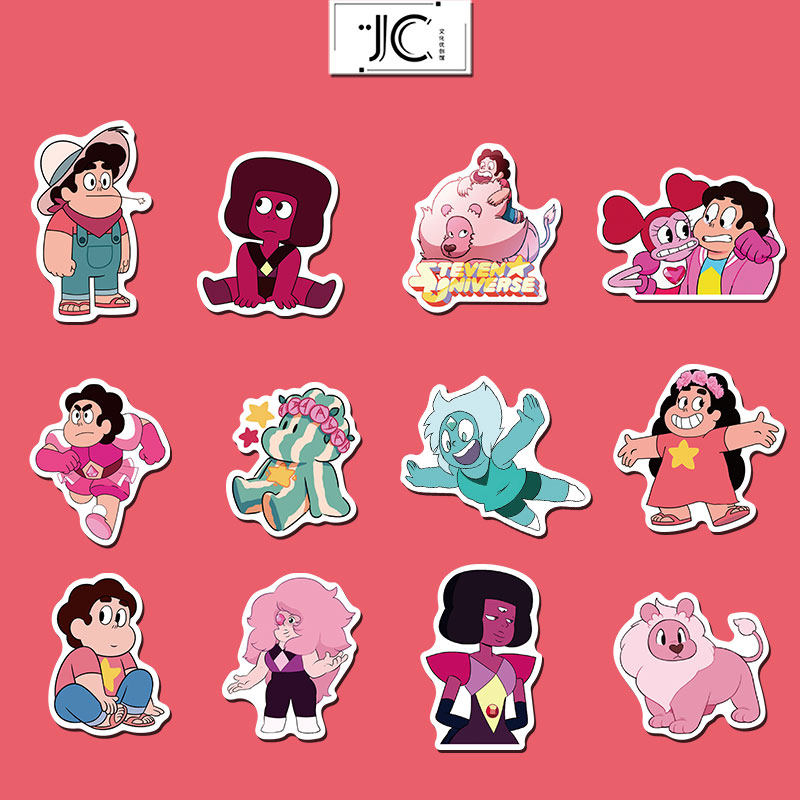 50张宇宙小子贴画卡通旅行箱电脑拉杆箱保温杯手账防水可移动贴纸