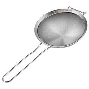 漏勺过滤网筛不锈钢超细家用厨房豆浆滤密网双耳大号商用笊篱