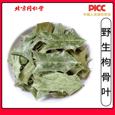 同仁堂枸骨叶中药材500g功劳叶枸骨叶茶狗狗骨叶猫儿刺树叶