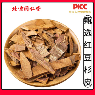 同仁堂红豆杉皮中药材500g西藏红豆杉树皮百年含紫彬醇另有根叶
