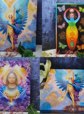 大天使紫水晶夫人画像照片画框油画布卡摆件客厅书桌玄关挂像