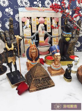 多款复古古埃及法老艳后工艺品