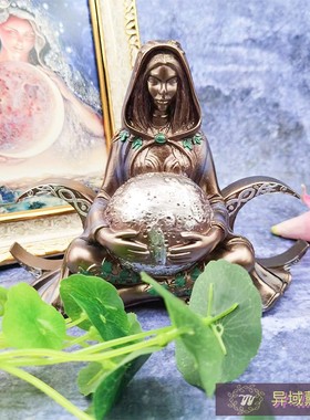 新款大地之母树脂摆件 神像 盖亚地球母亲道具摆件 居家装饰
