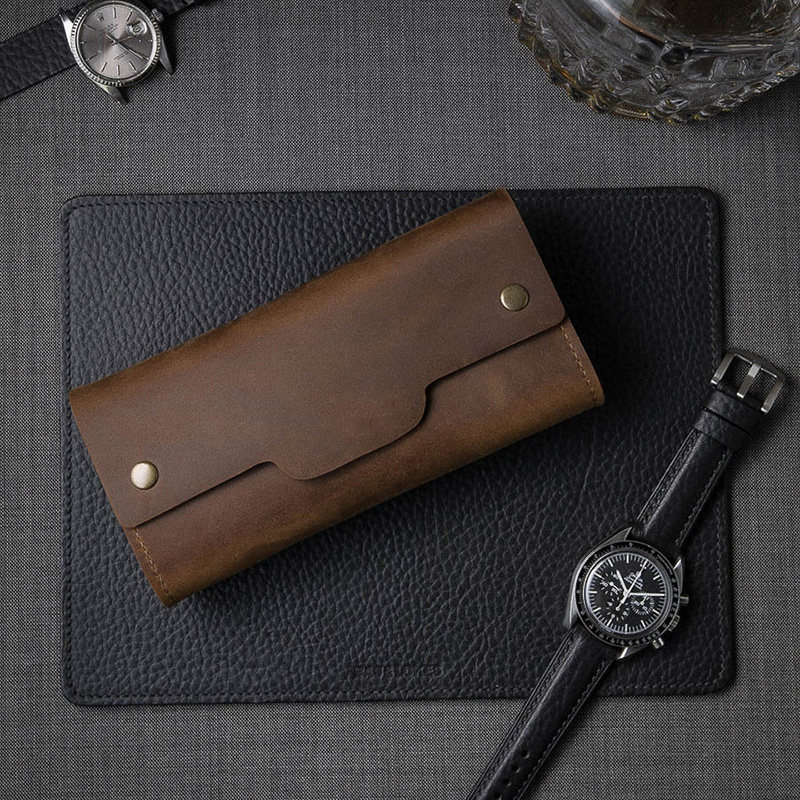 手表真皮收纳包复古便捷包袋