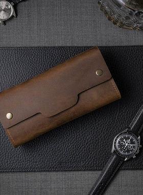 Wrist watch手表收纳盒表袋表套手表包高级复古旅行便携真皮男女