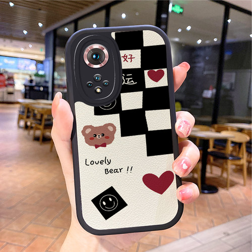小羊皮棋盘适用华为nova9pro手机壳nvoa8novα新款mova男noⅴa7se女novo noⅴα10hinova9nave5no6nva3nora4