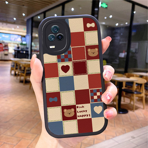 小羊皮创意适用vivoiqoo9pro手机壳ioo8 5G新款ioopneo6潮iooq7曲屏icooneo5男lqooneo3女iq00z3高端igooz1