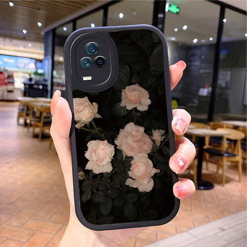 小羊皮玫瑰适用vivoiqoo9pro手机壳ioo8 5G新款ioopneo6潮iooq7曲屏icooneo5男lqooneo3女iq00z3高端igooz1