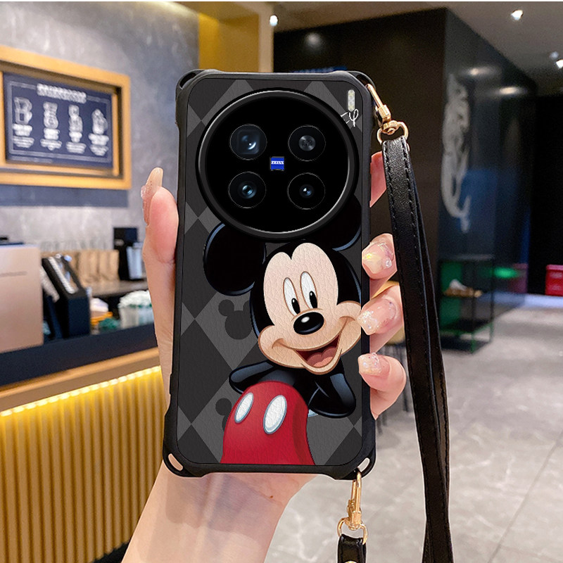 米妮适用VIVOX200pro手机壳vivoY300pro斜跨i挂绳x100s新款promini52s套X90新品18x60潮VIVOS9 7s19 17 16 15