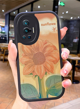 小羊皮向日葵适用vivox70pro手机壳ⅴivox60p镜头vjvox50新款x80叉x30防摔x27男5g女viⅴox潮vicox vibox23