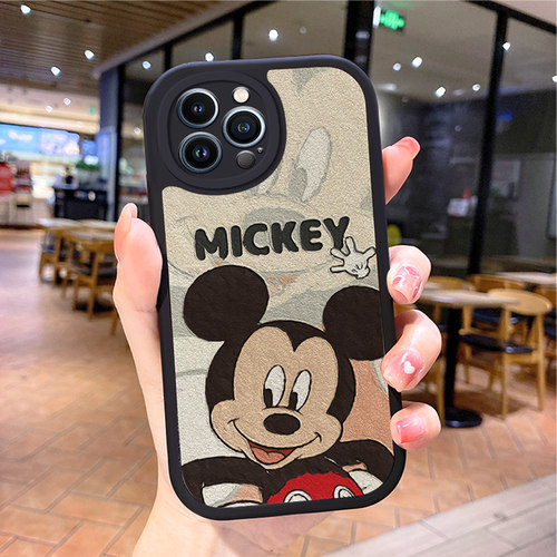 米奇适用苹果13promax手机壳iphone12新款ihpnoe11网红pmax男mini女17air14iphnoe6sipone7潮8 16pro15e