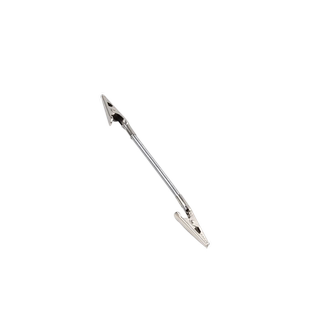 面包店双头夹食品标签价格牌展示夹饭店菜品标价支架银色可调节变形夹金属夹子创意便签夹相片夹