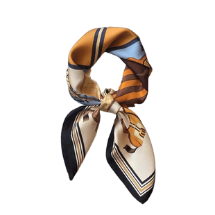 春秋新款丝巾女韩版百搭款时尚气质妈妈丝巾小方巾领巾绑包发带女