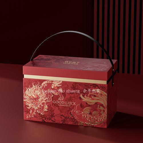 新年礼盒包装手提箱创意