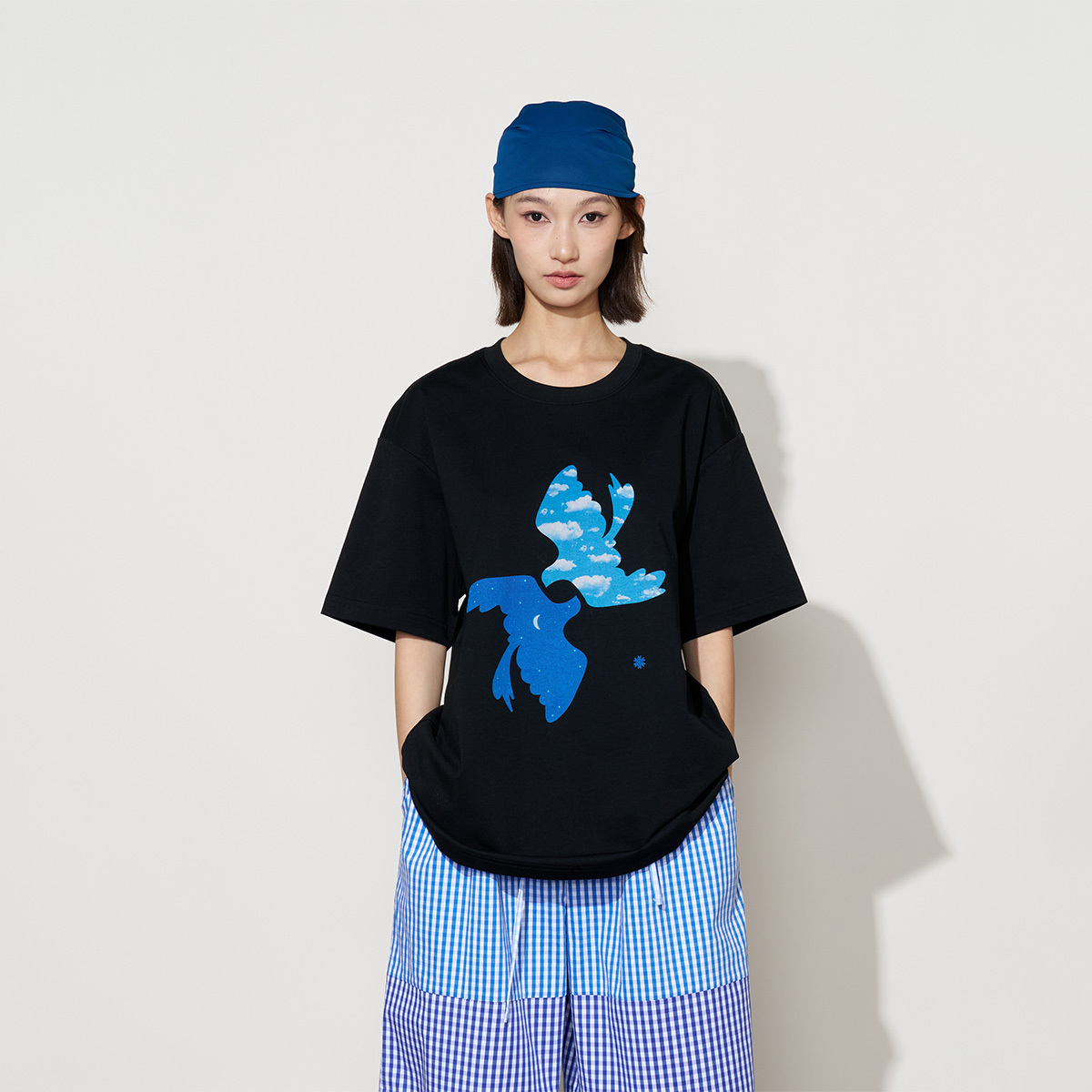 闷与狂FMACM 白昼和平鸽印花索罗纳凉感速干短袖T恤