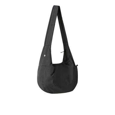 闷与狂FMACM多口袋格纹抽褶挎包