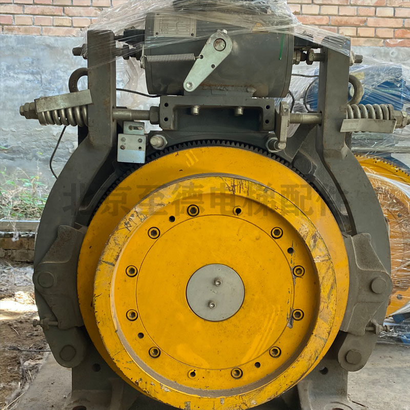 原厂全新通润无齿轮gtw2曳引机永磁同步制动器抱闸臂曳引轮小闸瓦