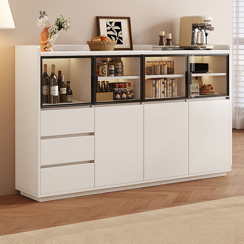 餐边柜实木简约客厅一体靠墙茶水柜厨房置物柜子储物柜架子酒柜