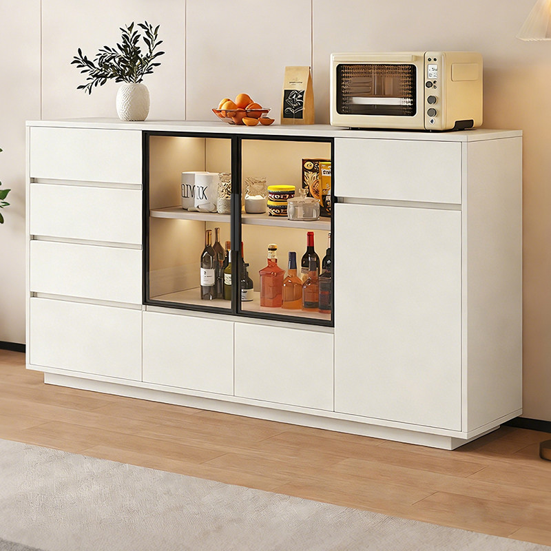 餐边柜实木简约客厅一体靠墙茶水柜厨房置物柜子储物柜收纳酒柜,住宅家具,餐边柜,淘宝优惠券,粉丝福利购,淘宝优惠卷