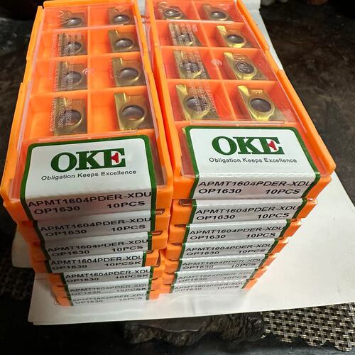 可维修数控刀片 铣刀片 铣刀盘专用 OKE品牌 AP1604PDE议价