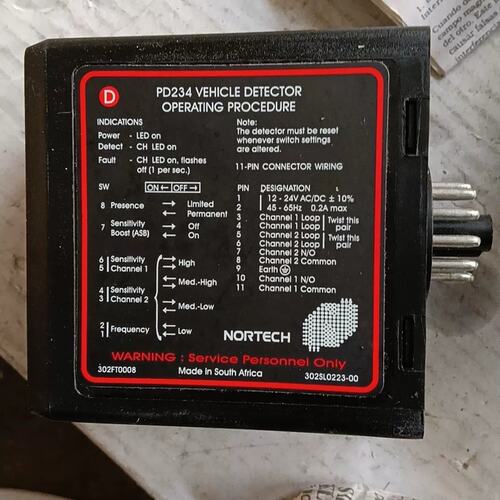 可维修南非Nortech，车检器，PD234议价