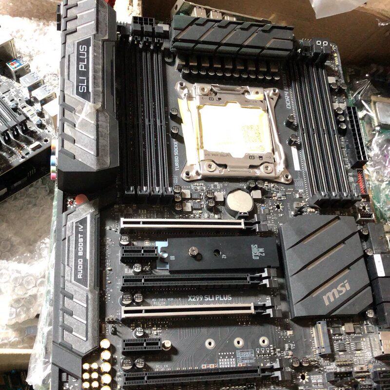 可维修X299 SLI PLUS主板有挡板 ,,,议价