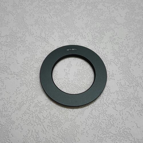 可维修M42-M58转接环带法兰 M42*1内螺纹转M58*1外螺议价