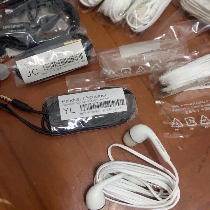 可维修三星耳线3.5mm 4段带mic 音量调节 白色22条黑色1议价