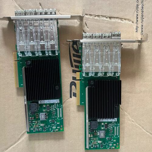 可维修9新 英特尔 X710-DA4 四口万兆光口网卡 成色如图议价