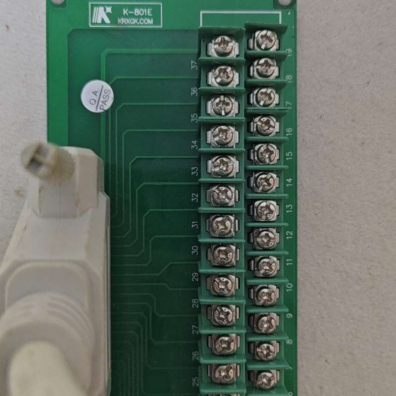 【议价】K-801E工业接线板带DB25线缆一套功能正常成色还可以包