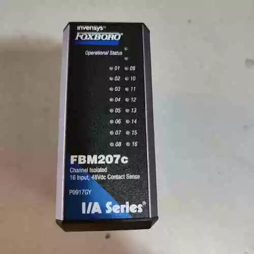 价FBM207c Foxboro 工控PLC模块 通道隔离接触点检测输入模块维修