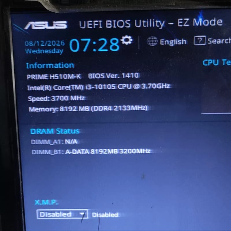 【议价】【承接寄修】】华硕PRIME H510M-K主板+英特尔i3-10105处