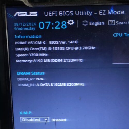 【议价】【承接寄修】】华硕PRIME H510M-K主板+英特尔i3-10105处