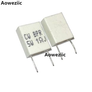 5W 1RJ 5W1R 5W1ΩJ 5W1欧 立式无感水泥电阻 陶瓷电阻 5W1ohm