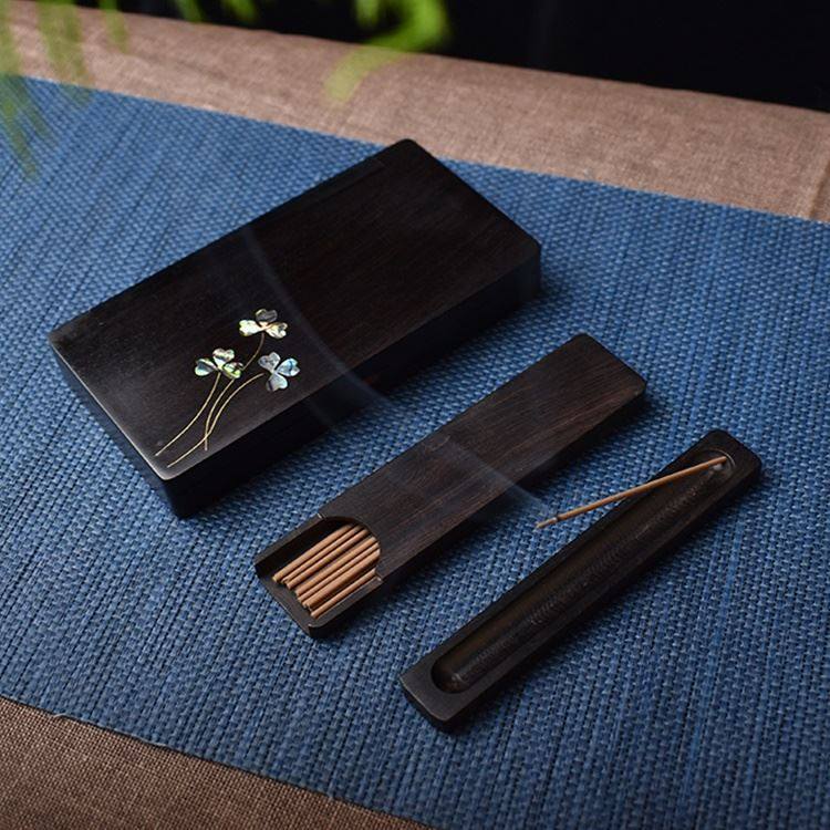 茶道套装香盒便携式香盒家用盒线香黑檀薰紫光插旅行香卧檀香炉香,家居饰品,香薰炉,淘宝优惠券,粉丝福利购,淘宝优惠卷