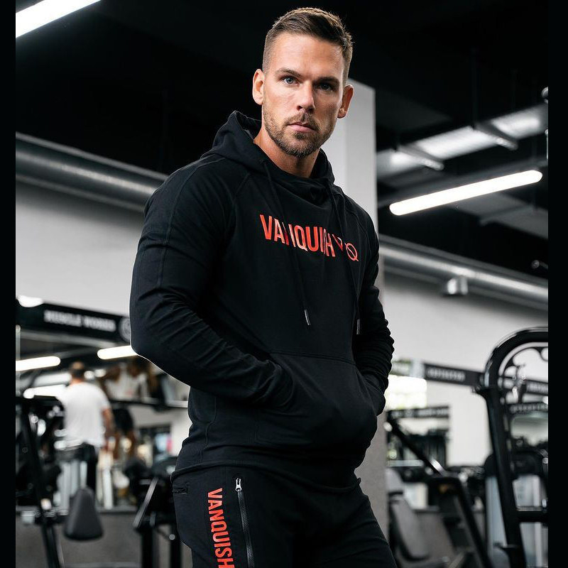 英国VANQUISH男子连帽运动卫衣长袖套头训练穿衣显大跑步健身上衣,运动服/休闲服装,运动卫衣/套头衫,淘宝优惠券,粉丝福利购,淘宝优惠卷