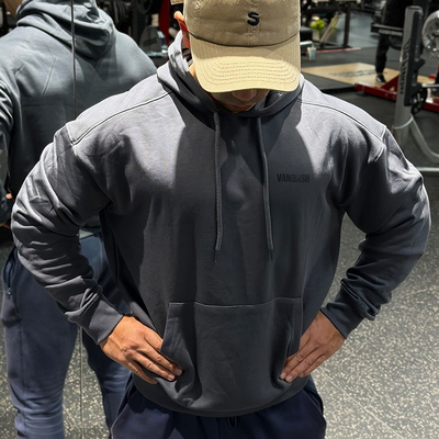 VQ男士休闲运动宽松版型套头卫衣