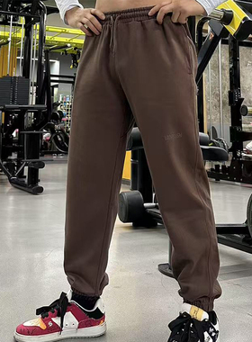 VANQUISH ESS系列VQ男士春秋运动长裤宽松收口健身训练纯色卫裤