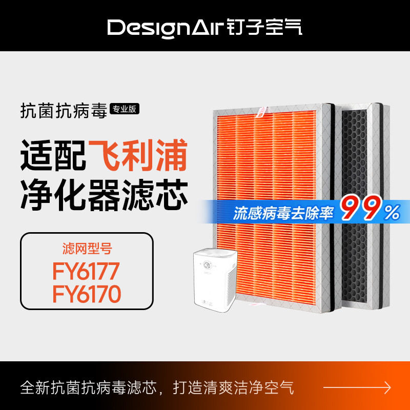 适配飞利浦空气净化器过滤网