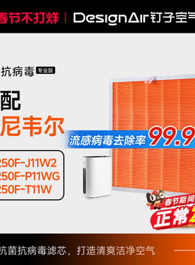 适配霍尼韦尔空气净化器滤芯KJ250F-J11W2滤网CMF25M/HAC30M1301G