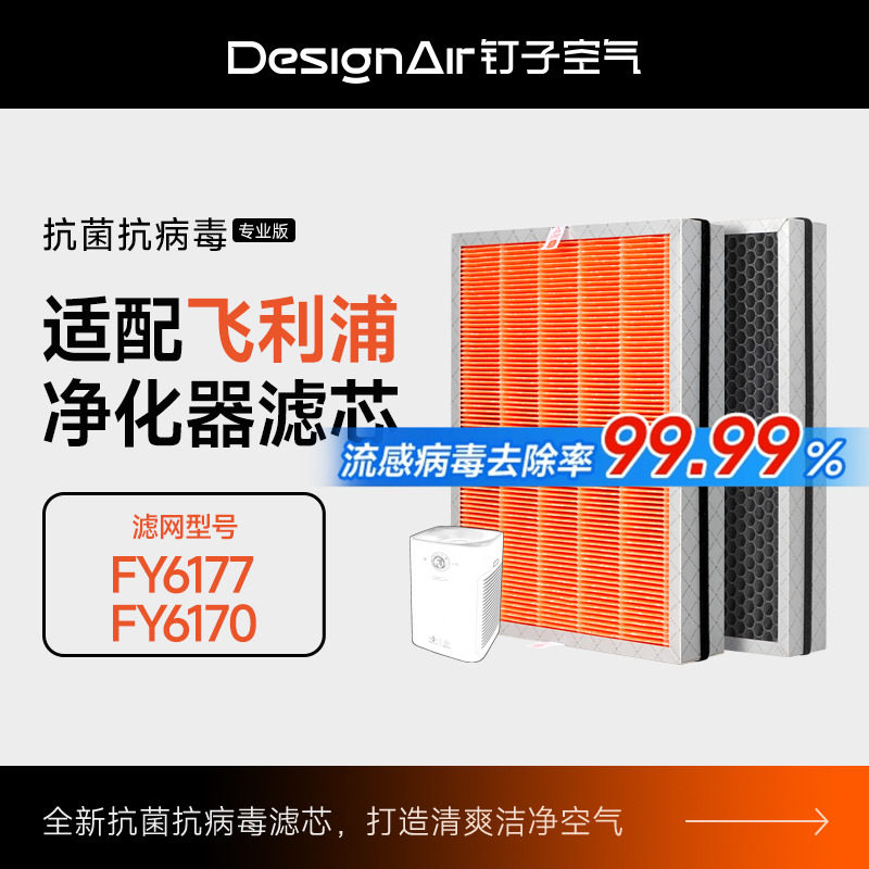 适配飞利浦空气净化器过滤网