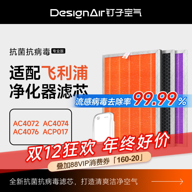 适配飞利浦空气净化器过滤网