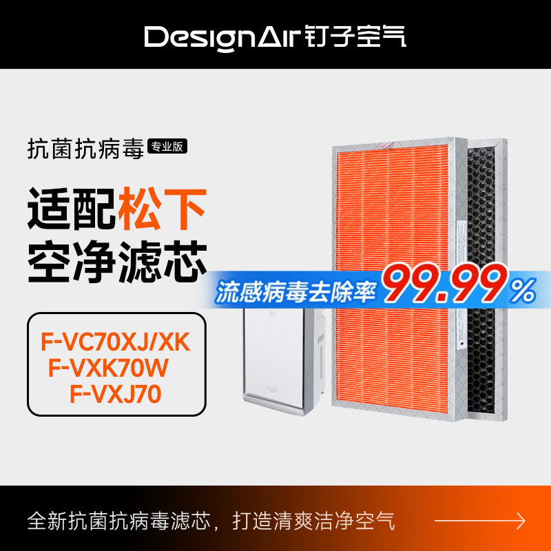 适配松下空气净化器滤网