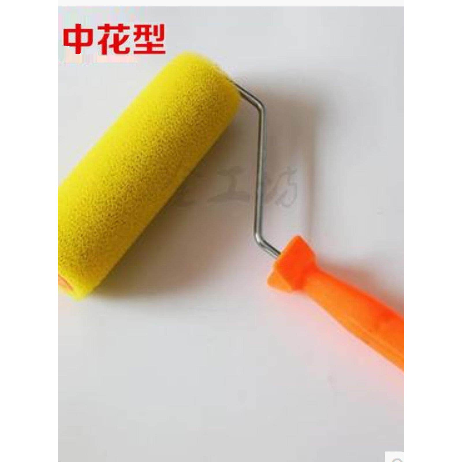 拉毛滚刷带手柄花纹漆专用工具艺术涂料普通滚筒树皮纹滚筒羊毛刷